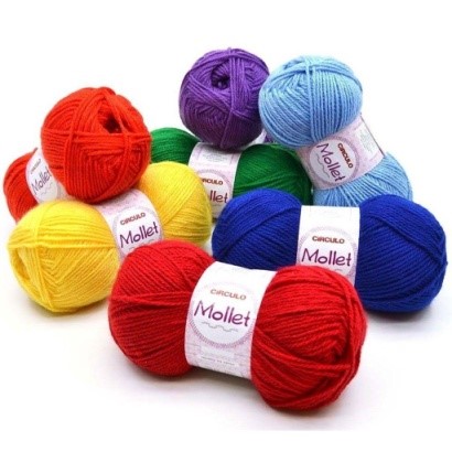 KIT COM 5 ROLOS DE LÃ