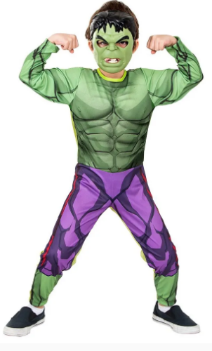 FANTASIA HULK COM MÁSCARA