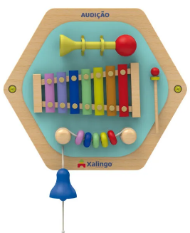 KIT PAINEL COM 4 PEÇAS – MUSICAL, TEXTURA E EMOÇÕES E MOTORA