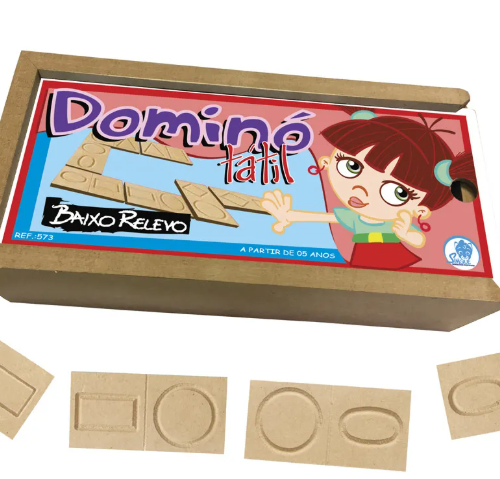 DOMINÓ TÁTIL BAIXO RELEVO