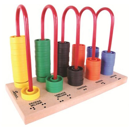 ÁBACO FECHADO 5 COLUNAS BRAILLE