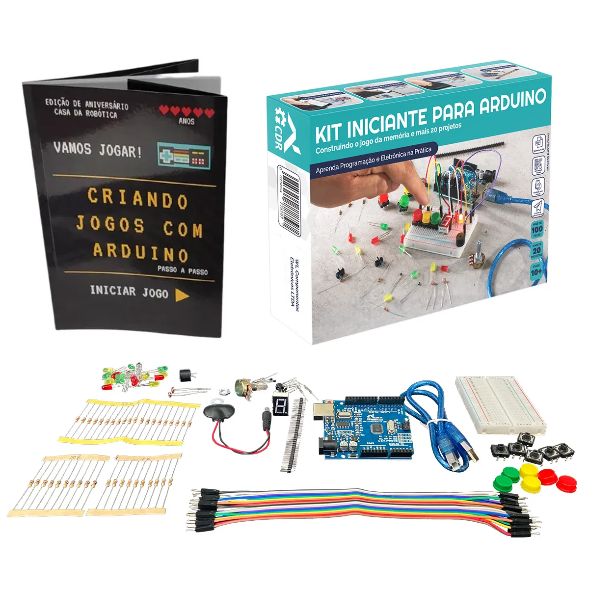 KIT CRIANDO JOGOS COM ARDUINOS + LIVRO