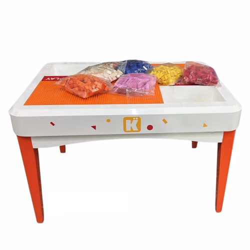 MESA DE EXPERIÊNCIA COM BLOCOS DE MONTAR