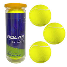 BOLA DE TÊNIS COM 3 UNIDADES