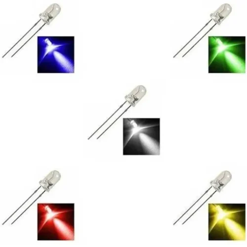 KIT COM 100 LEDS COLORIDOS