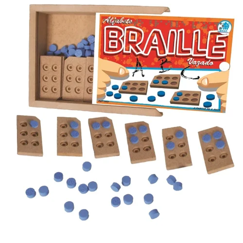 ALFABETO BRAILLE VAZADO